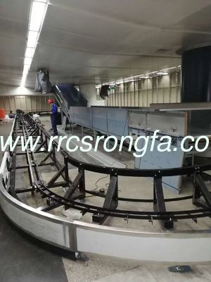 Assembling incline conveyor for BHS